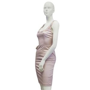 Extro Womens Usual Pink Dress Size 38 (SKU 000067)